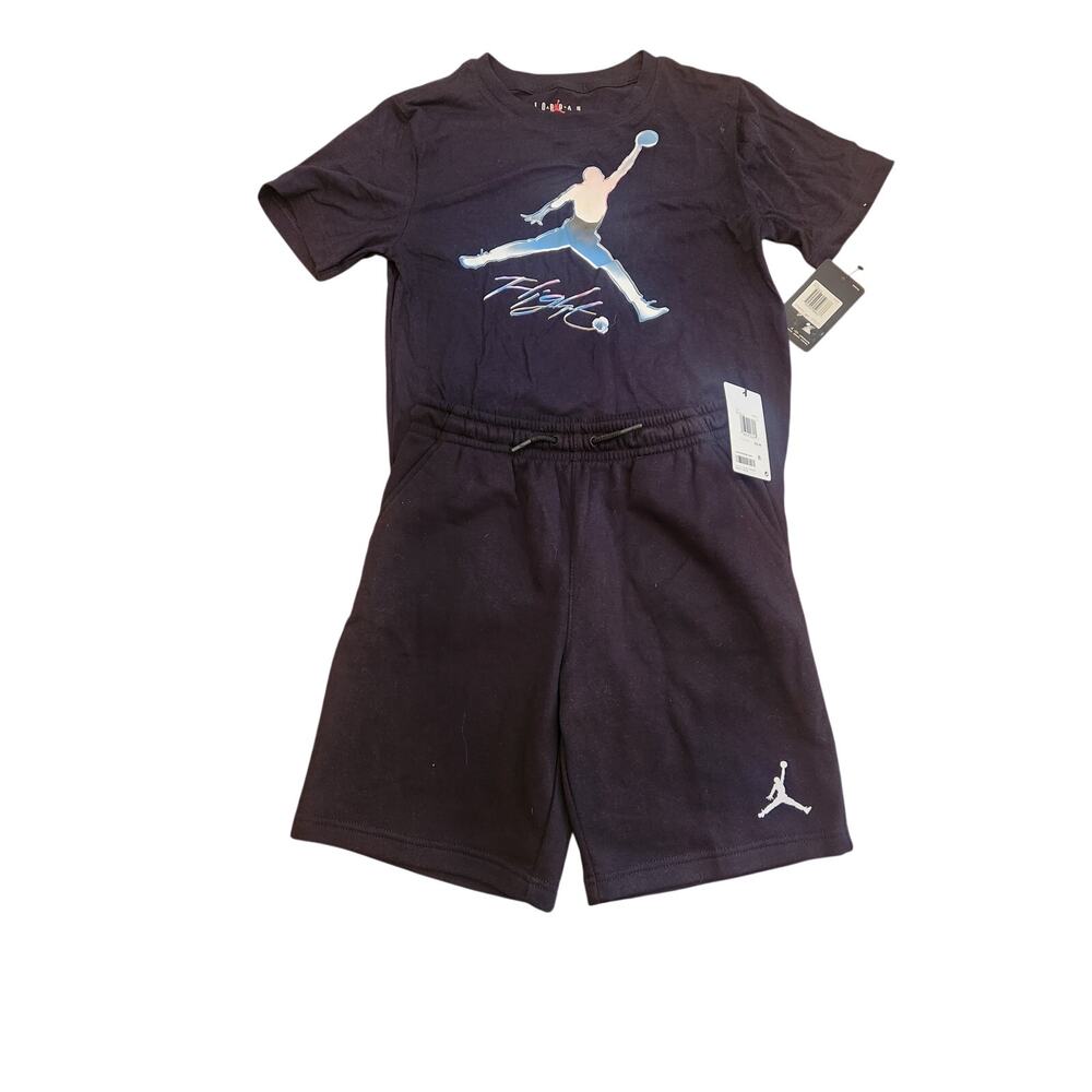 NWT Boy's Jordan Basketball Shirt and Shorts Bundle L